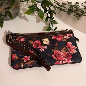 Dooney & Bourke Navy Floral Wrislet